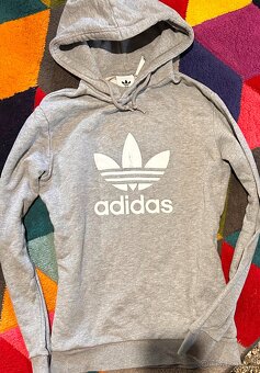 ADIDAS  SLIM PÁNSKÁ GREY STYLOVÁ MIKINA XS(DLE MÍR S-M) - 3