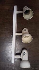 Osvětlení - 3x žárovka, kovové, nástěnné i stropní - 3