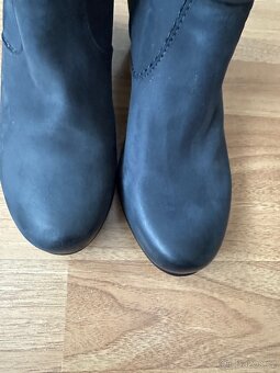 Kozačky kůže 38 (širší nožka H) - 3