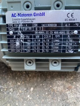 Elektromotor s převodovkou - 3