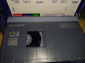 Kazety SONY DVCAM PDV124N 7ks, SONY SDX1-25C 10ks - 3
