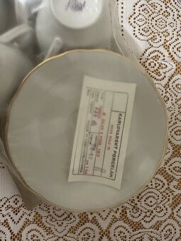 Set na kávu/čaj Karlovarský porcelán nepoužitý orig. balení - 3