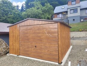 Plechová garáž 4 x5 m - 3