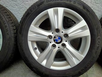 Alu kola originál BMW 1 7J x16 EH2, 5x120, IS 44, letní pneu - 3