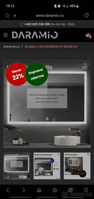 Led koupelnové zrcadlo (nepoužité) - 3