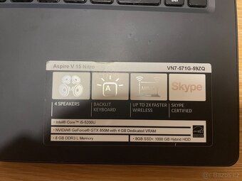 Notebook ACER Aspire V15 Nitro - 3