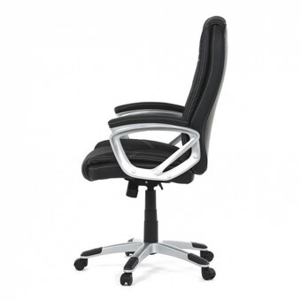 Kancelářské křeslo KA-Y282 BK v černé ekokůži - 3