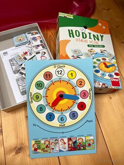 Desková hra na naučení hodin a procvičování angličtiny - 3