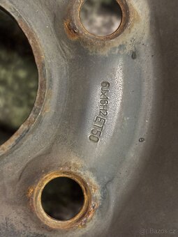 Plechové disky R16 + zimní pneu Škoda Octavia - 3