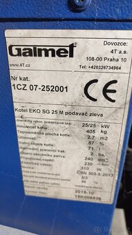 Kotel Galmet EKO SG 25 M (3. třída), rok 2015 - 3