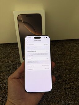 Apple iPhone 16 Pro Max 512gb Desert. TOP stav. Zaruka - 3