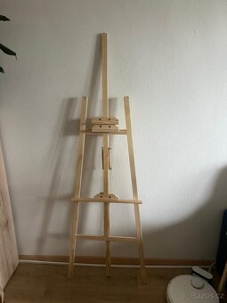 2x dřevěný malířský stojan - 3