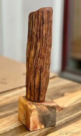 Socha soška dřevo DRIFT WOOD abstrakce Hand Made. Dárek - 3