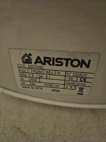 Elektrický bojler Ariston 115L a 80L - 3