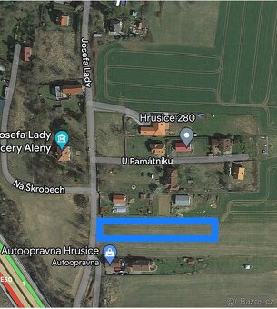 Stavební pozemek Praha - východ - Hrusice - 1100 m² - 3