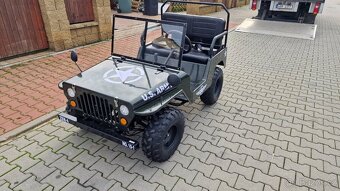 Mini Jeep Willys 150ccm děti a dospělé, 3 rychlosti vpřed - 3