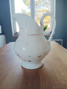 STAROŽITNÝ PAŘÍŽSKÝ EMPÍROVÝ PORCELÁNOVÝ DŽBÁN VIEUX PARIS - 3