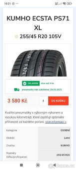 Letní pneumatiky značky Kumho - 3