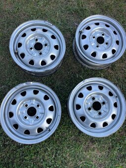 Plechové disky Škoda Felicia 4,5J H13" 4x100 R13 ET38 - 3