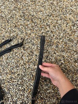 Černý kožený poprsník Full - 3