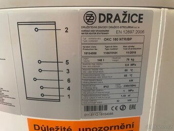 Bojler Dražice OKC 160 - 3