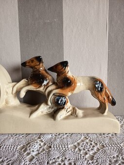 Starožitné porcelánové hodiny - 3