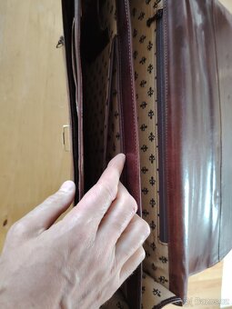 Hnědý pánský kufřík/spisovka – nový - 3