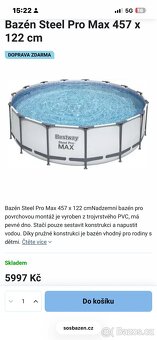 Bazén Steel Pro Max 457 x 122 cm - 3