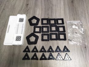 stavebnice magnetická 68 ks NOVÉ 5+ - 3