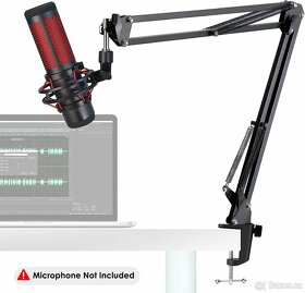Profesionální studiový mikrofonní stojan /HyperX QuadCast S - 3