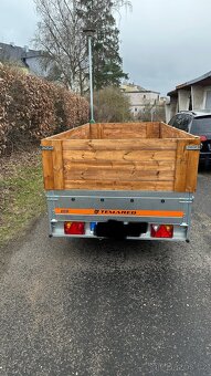 Přívěs Temared s dřevěnou nástavbou a ručně vyklápěcí - 3