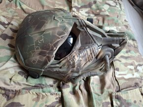 Celoobličejová maska alien DIY KRYLON camo - 3