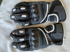 Motocyklové Rukavice RST Fulcrum černá- bílá - 3