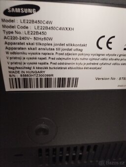 Televize Samsung le22 b450c5wxxh - 3