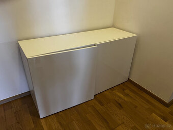 Ikea Besta, 120x42x64cm, Nástěnná skříň, Selsviken lesklá - 3