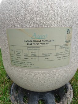 Bazénová písková filtrace s čerpadlem - 3