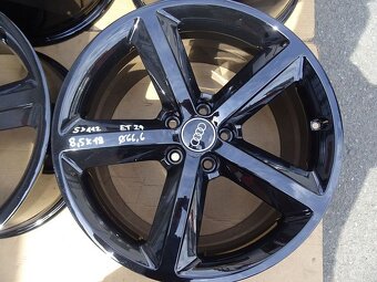 Alu disky černé origo Audi, 18", 5x112, ET 29, šíře 8,5J - 3