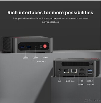 Mini PC Desktop Computers P3,AMD Ryzen 9 6900HX - 3