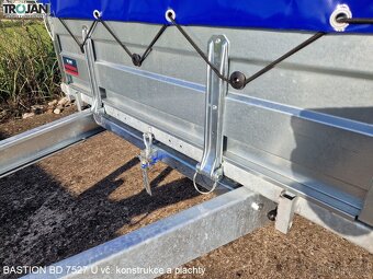 Nákladní přívěs BASTION 7527 U vč. konstrukce a plachty - 3