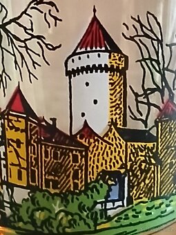 Malá retro sběratelská sklenička Konopiště - 3