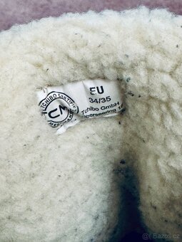 Chlapecké sněhule zimní boty zn. Tchibo vel. 34 / 35 - 3