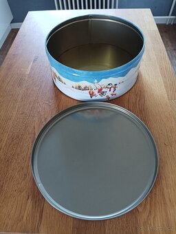 PLECHOVÁ DÓZA SE ZIMNÍM DEKOREM - 3