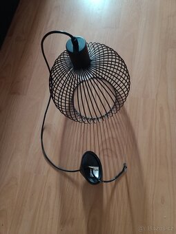 Lustr kovový černý - 3