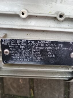 Elektromotor s převodovkou Siemens - 3
