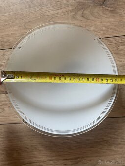 Stropní světlo dekor dřeva 2 ks a 1 bez skla - 3