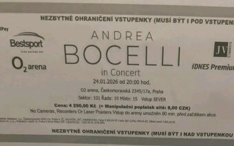 ANDREA BOCELLI – O2 ARENA PRAHA 🎶 - 3