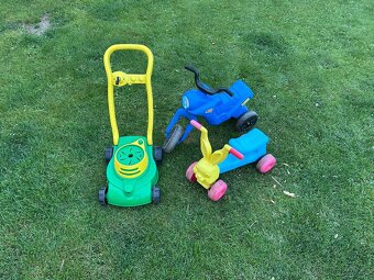 Odrážedlo, šlapací tříkolka, sekačka bublifuk - 3
