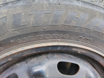 letní pneu i s disky. 165/70r14 Fabie - 3