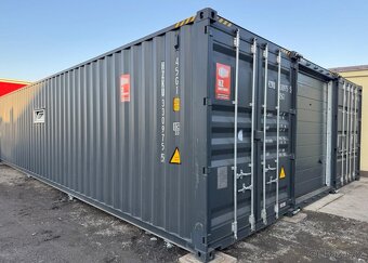 Sestava ze 3 lodních kontejnerů 40’HC v RAL 7016 - 3