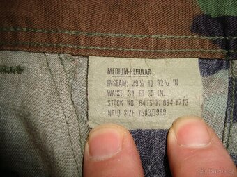 US kalhoty woodland twill vel. M/R - 3